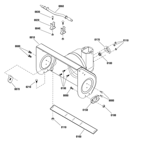 Part Location Diagram of 706504 Murray Auger Housing Assembly, 24